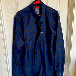 DIXXON FLANNEL MIDNIGHT